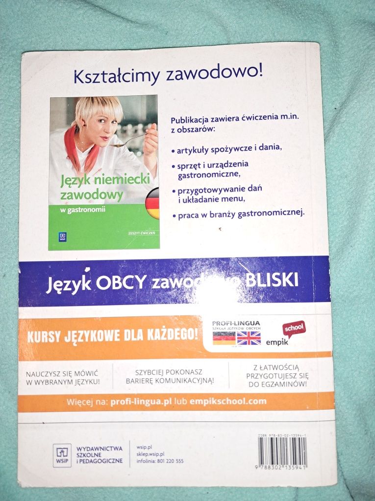 Zeszyt ćwiczeń język angielski w gastronomii