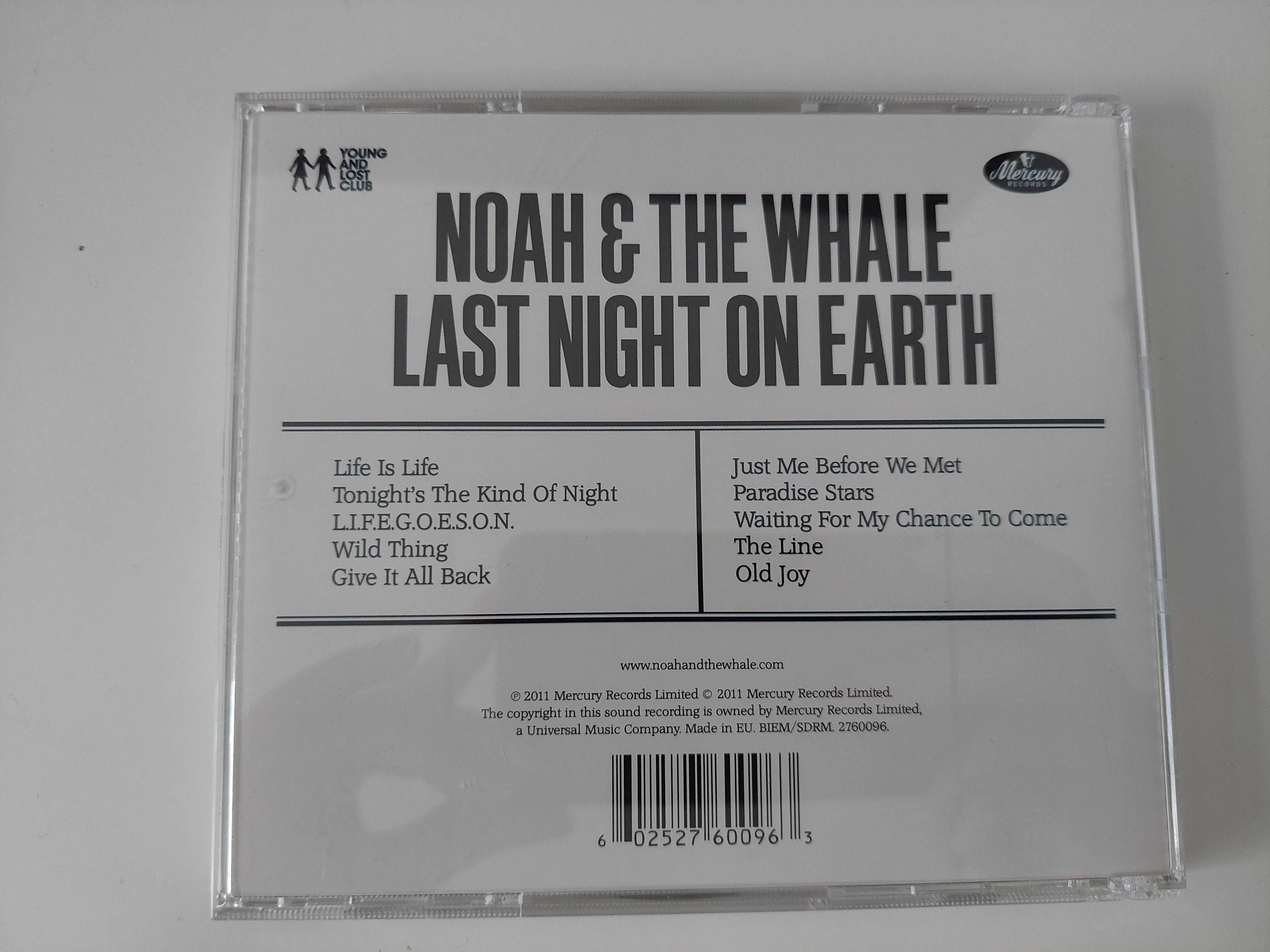 Noah and the Whale - Last Night on Earth CD