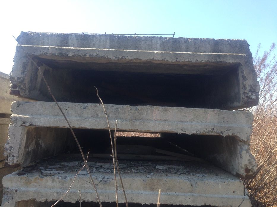 Продам Плити П-образні довжина 6 м ширина 1,5 м висота 0,4 м