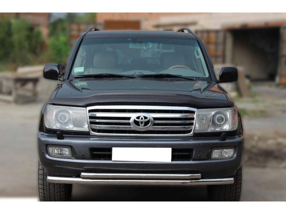 Передний защитный брус ST014 для Toyota Land Cruiser 100 из нерж стали