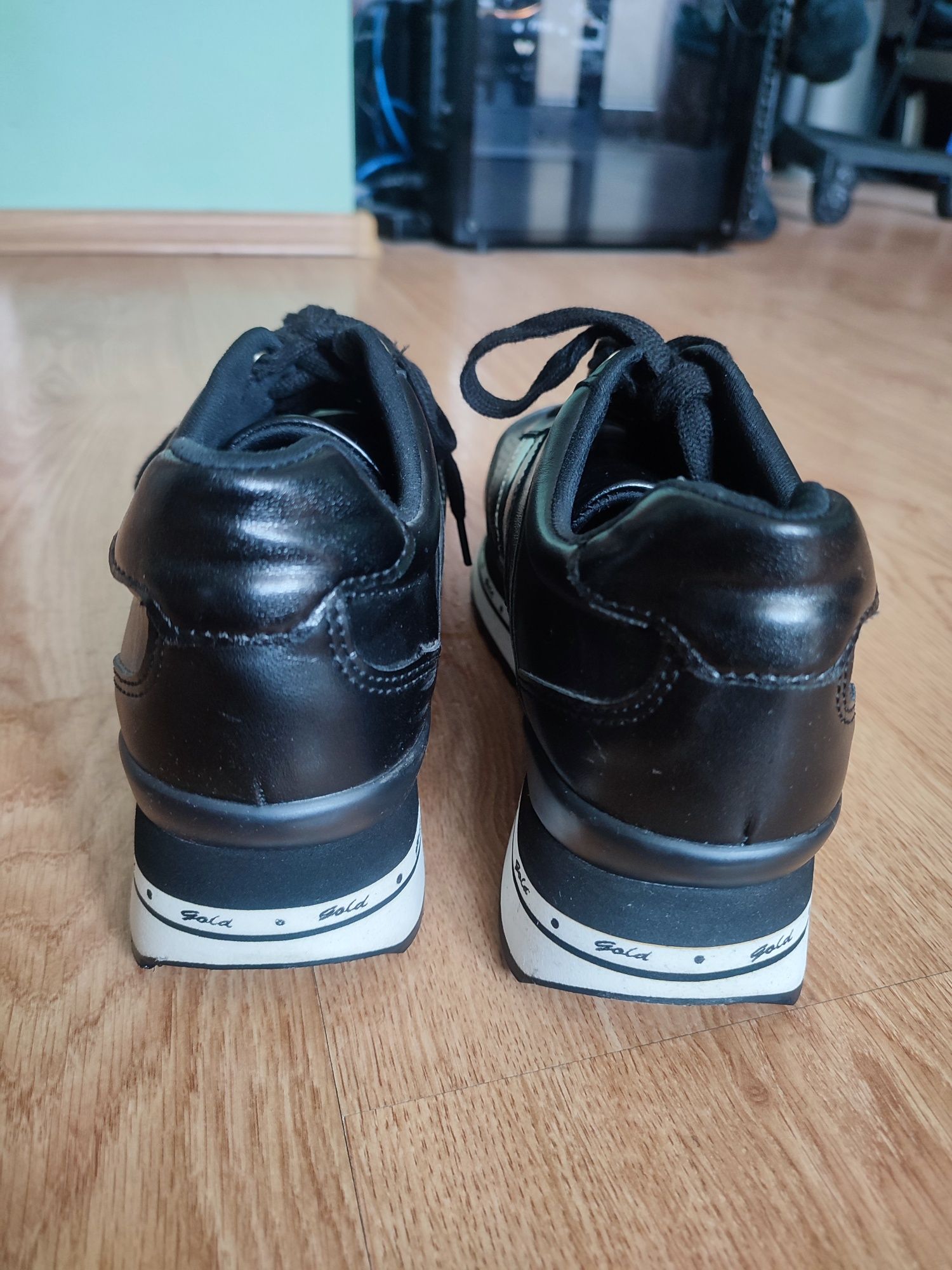 Lekkie buty sportowe adidasy na platformie 38