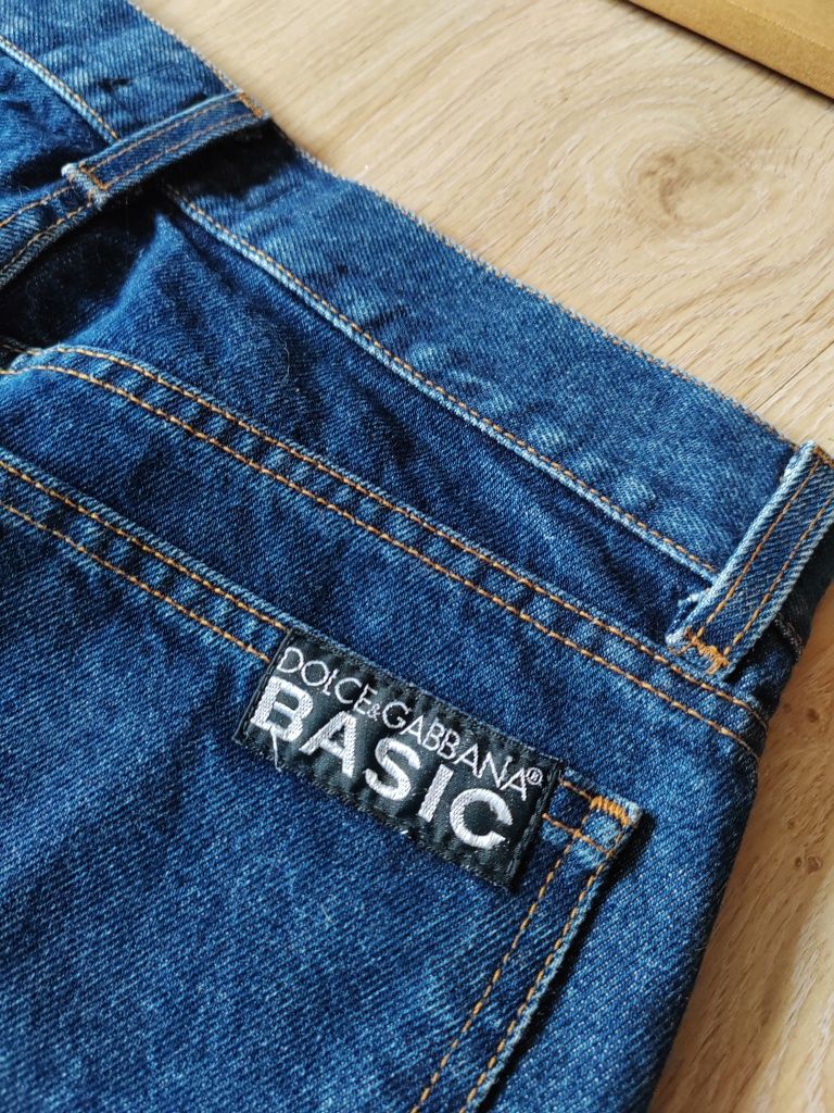 Jeansy Dolce&gabbana prosta nogawka jeansy basic