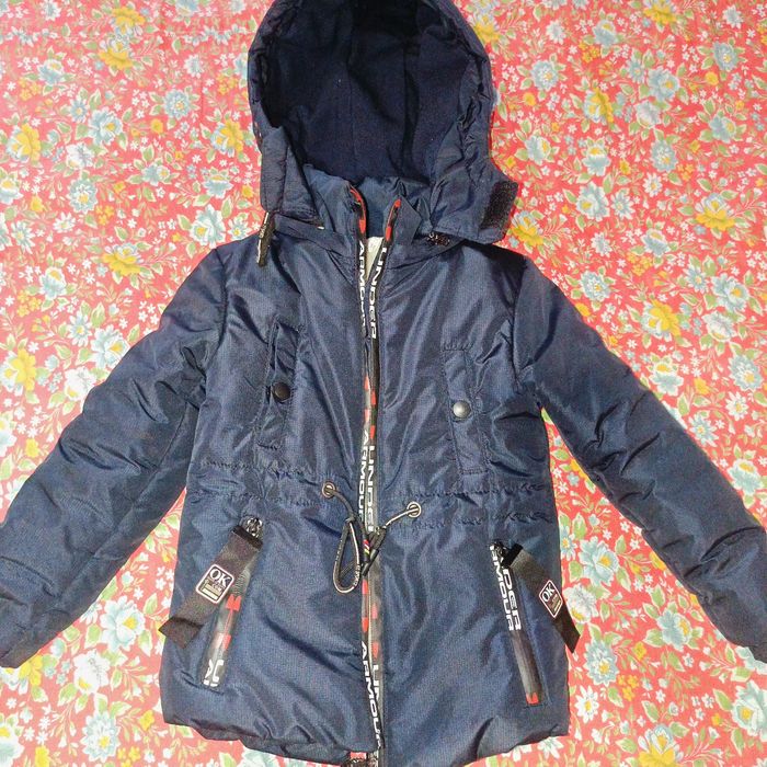 Куртка зимова на хлопчика 110