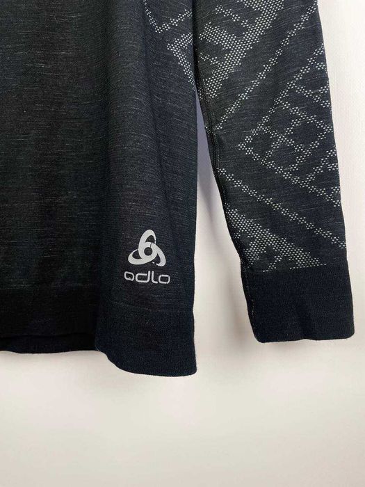 Жіноча вовняна термобілизна , термокофта з високим горлом odlo wool