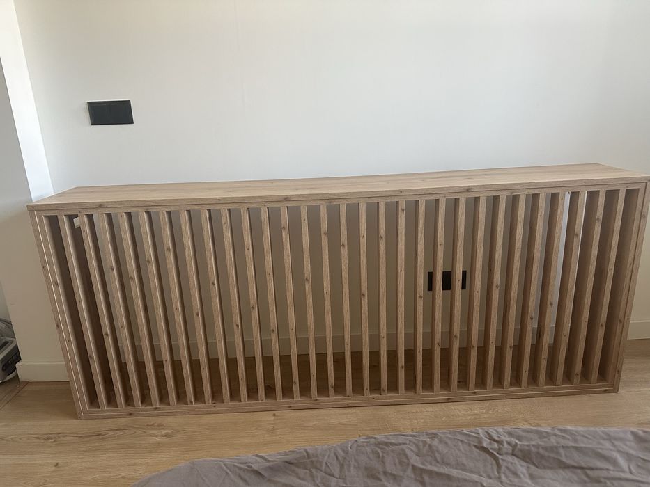 Obudowy na grzejniki dąb artisan – komplet 3 szt. stolarz