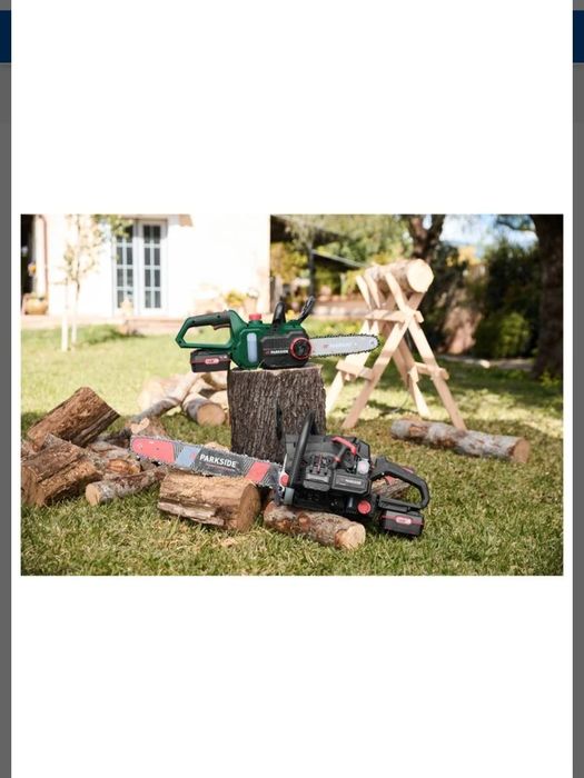 Motosserra recarregável de 20V parkside