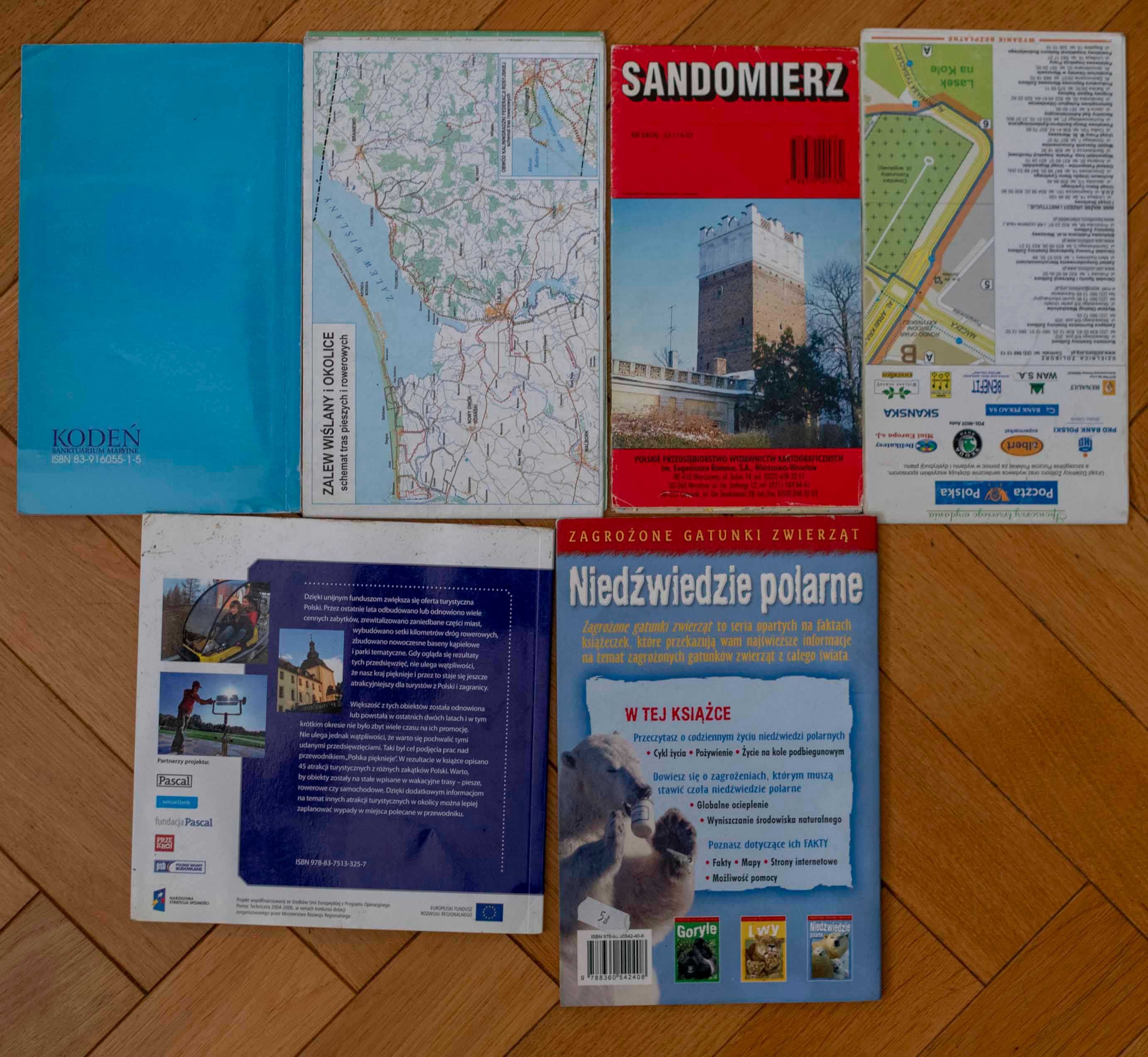 Kolekcja Książek 51 Atlasy Mapy Przewodniki Plany Podróże Albumy