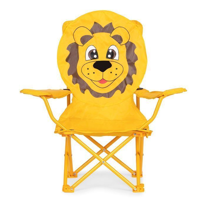 Krzesło dla dzieci krzesełko turystyczne z torbą Lew