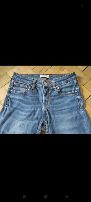 Spodnie jeansowe firmy Zara Woman Premium Denim rozmiar 36