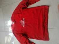 Bluza adidas czerwona