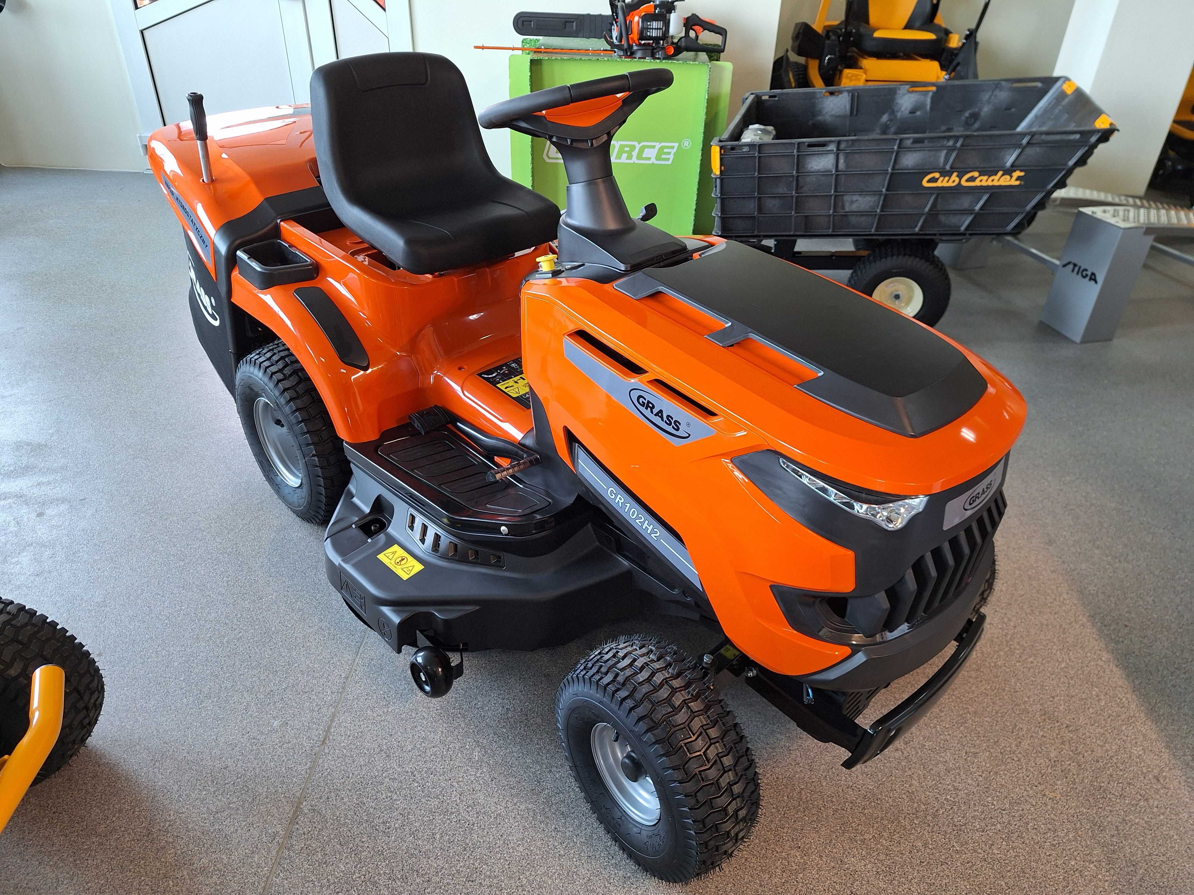NOWY MOCNY Traktorek Kosiarka GRASS GR102H Kosz 245l Hydrostat 452cc