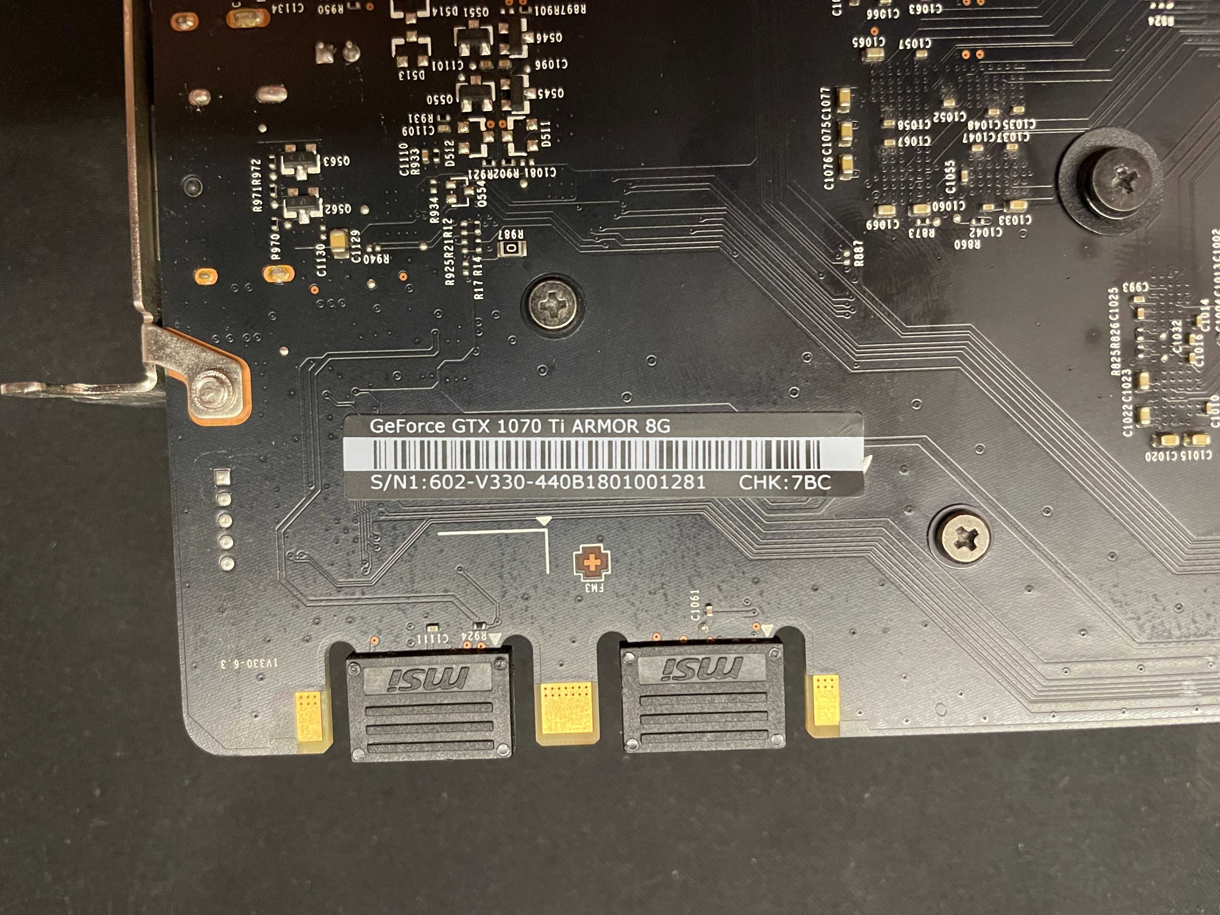 MSI GeForce GTX 1070 Ti ARMOR 8 GB