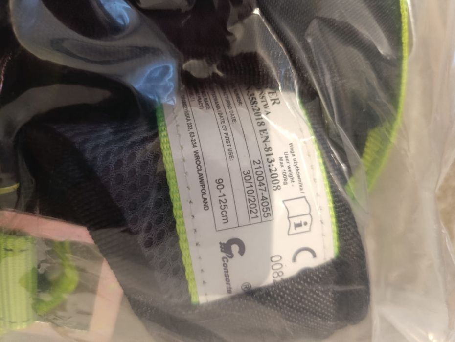 Linostop 15 metrów szelki bezpieczeństwa