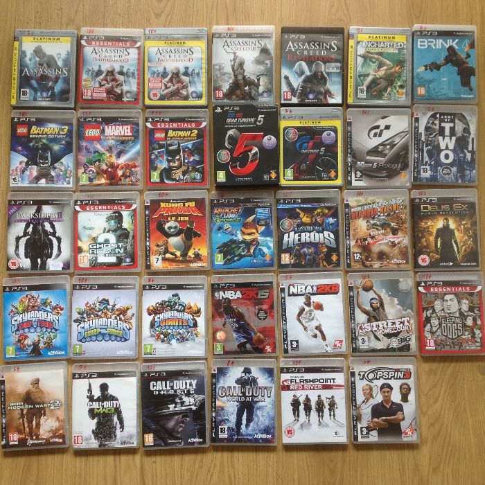 Lote de jogos para PS3 (Vendo jogos em separado) - em perfeito estado