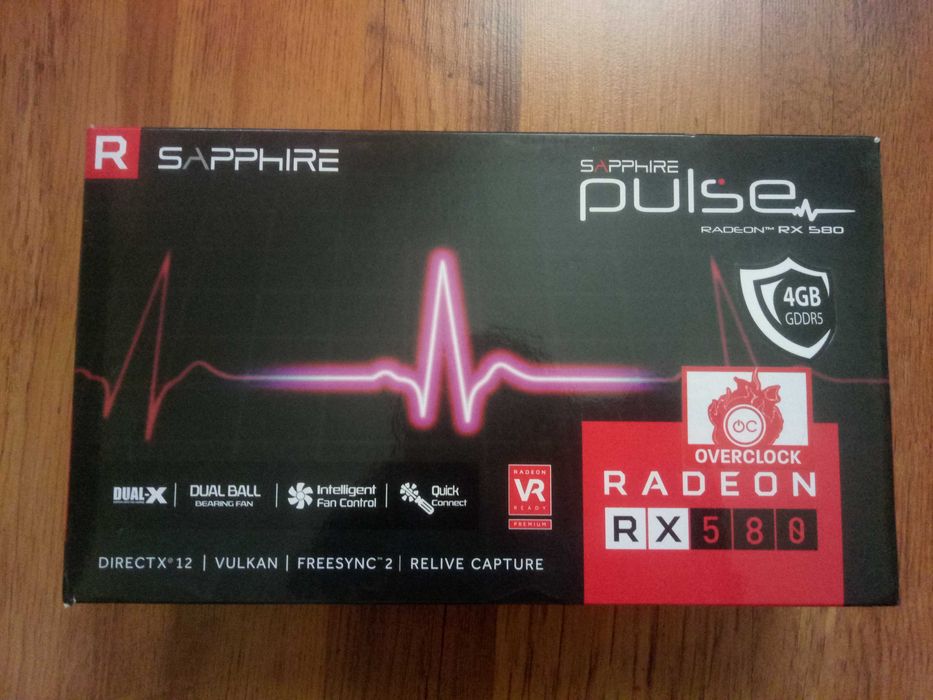 Видеокарта Sapphire Pulse RX 580 4GB OC