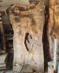 Blat drewniany monolit dąb jesion wiąz na stół live edge wood loft