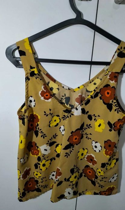 Top florido Tiffosi XS