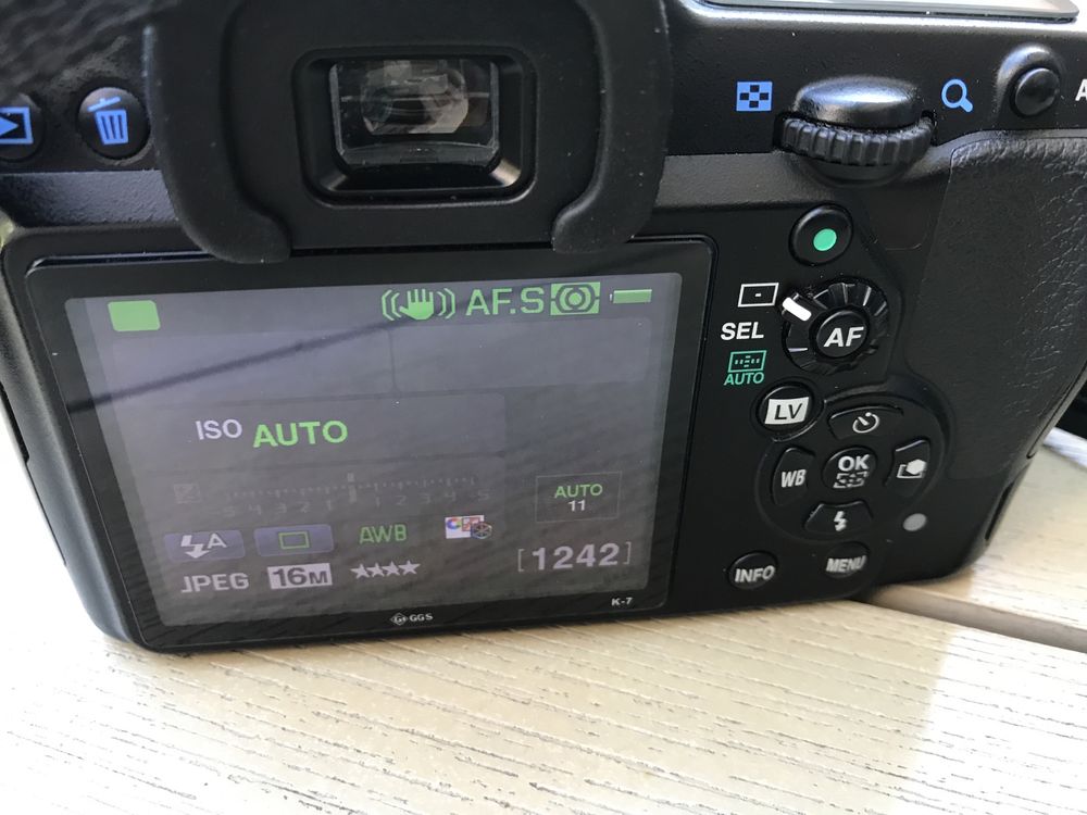 Lustrzanka Pentax K5 zestaw