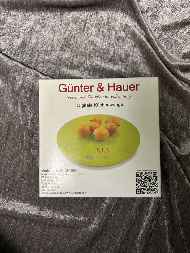 Кухонные весы Gunter & Hauer