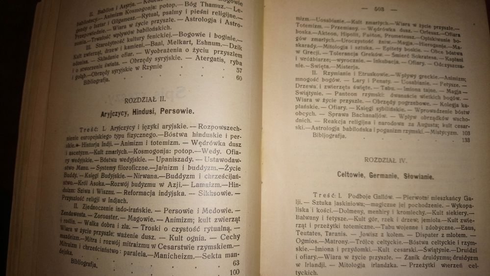 Stara księga Orfeusz czyli Dzieje Powszechne Religji 1914r