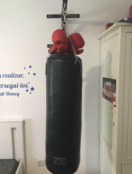 Saco de boxe + Suporte