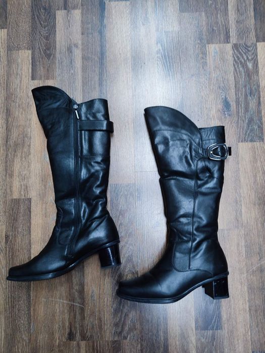 Сапоги женские, кожаные,р 36-37. пара 500грн