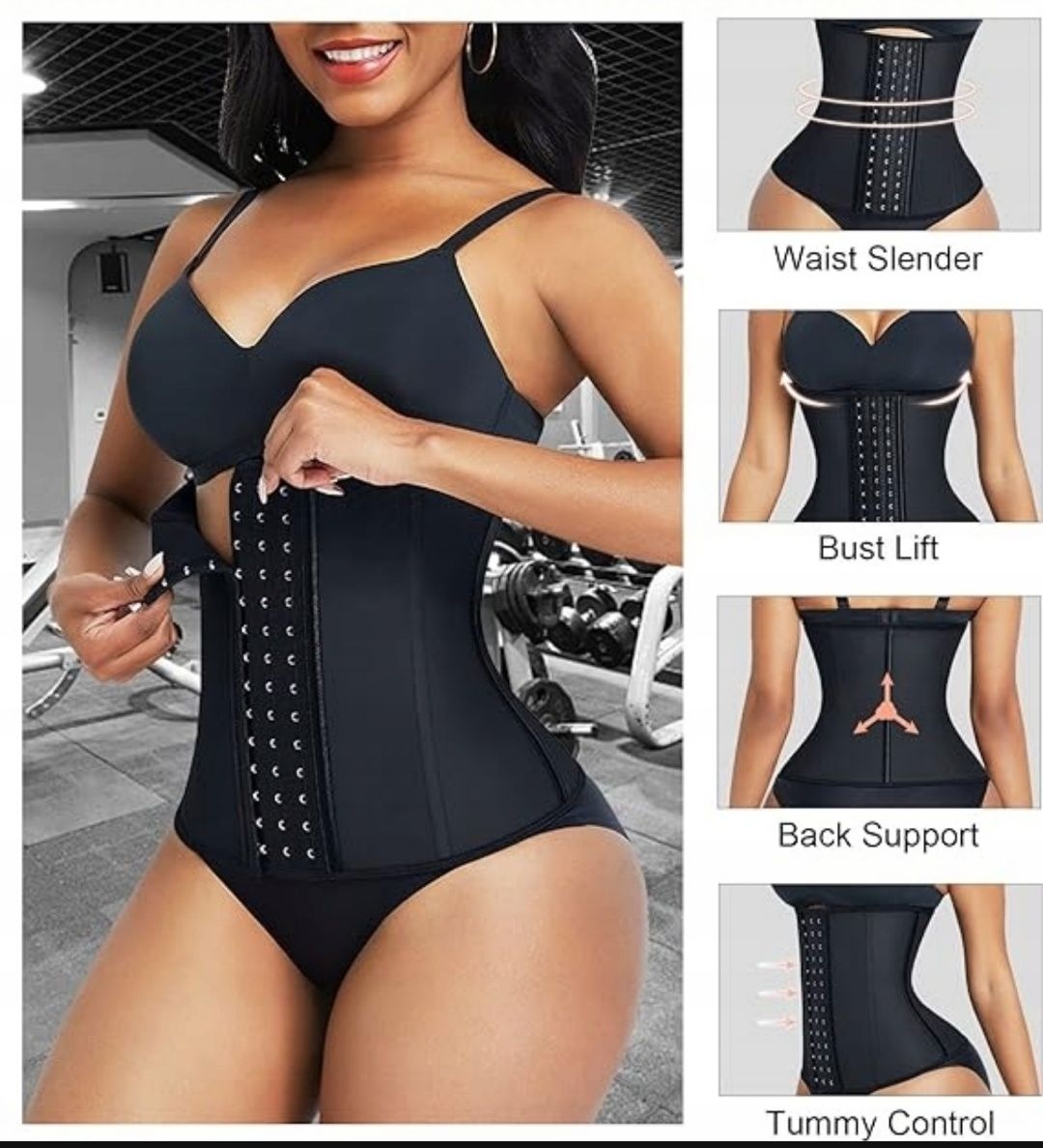 FeelinGirl Gorset Modelujący Wyszczuplający talię
