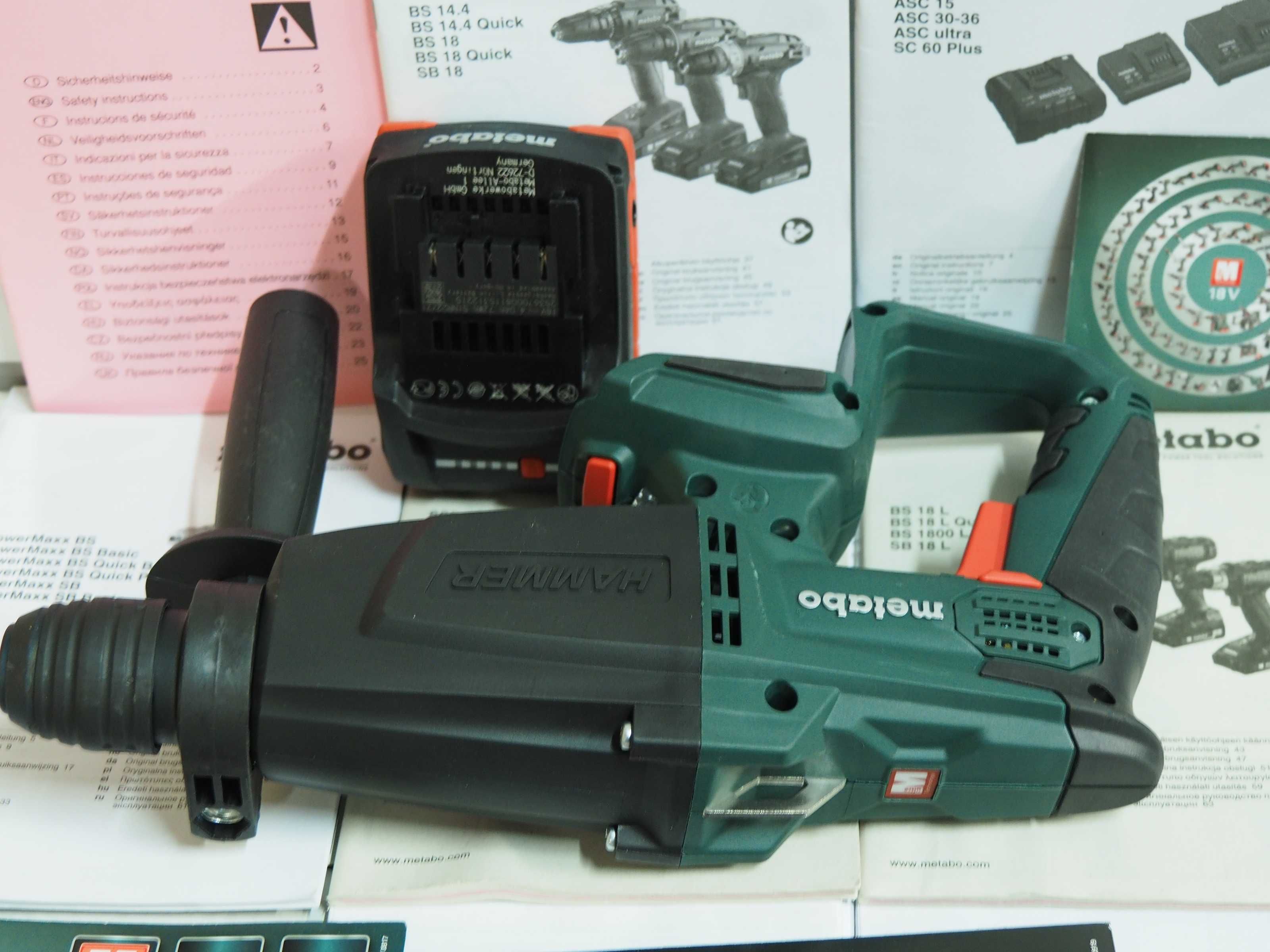 Zestaw METABO KHA 18 LTX wiertarka +bateria 18v 4ah bez walizka