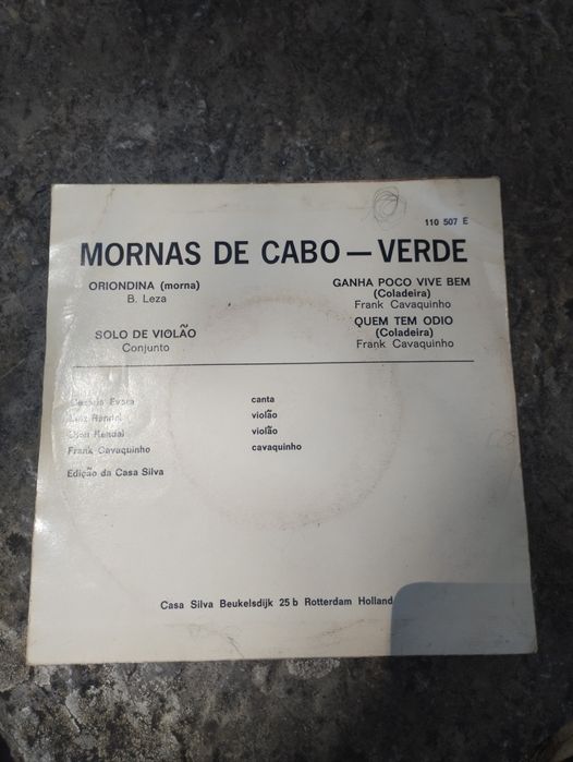 EP - Mornas de Cabo Verde - Cezária Évora
