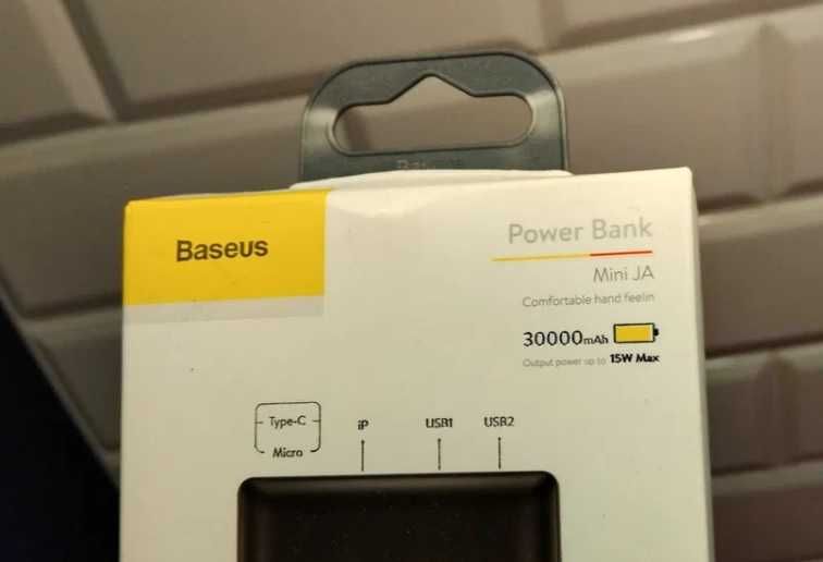 2 powerbanki Baseus Mini JA 30000mAh