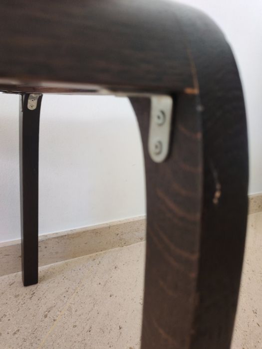 6 cadeiras em carvalho escurecido