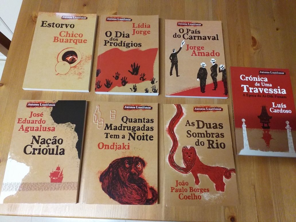 NOVO,Conj 5 livros autores lusófonos,preço do conjunto,envio ctt