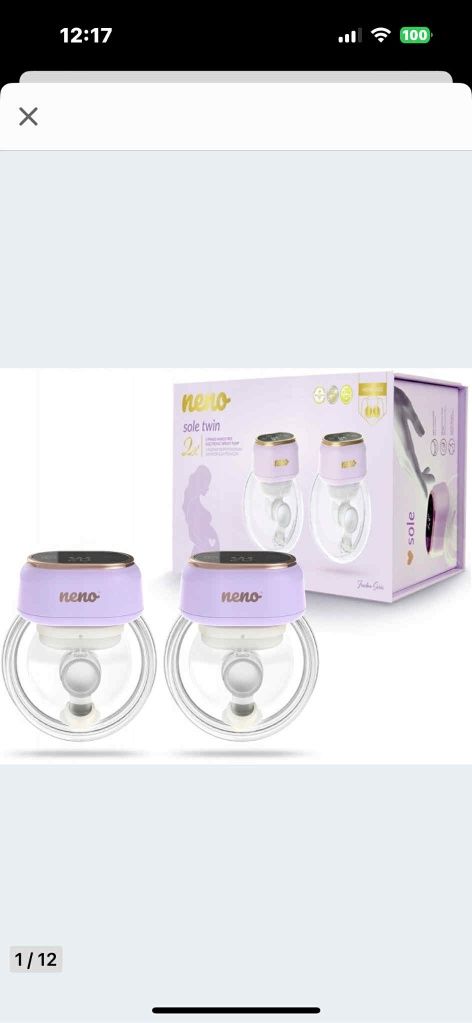 Laktator Neno Sole Twin plus gratis wyprawka
