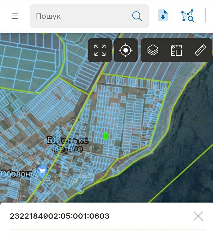 Земельный участок под застройку Беленькое-1