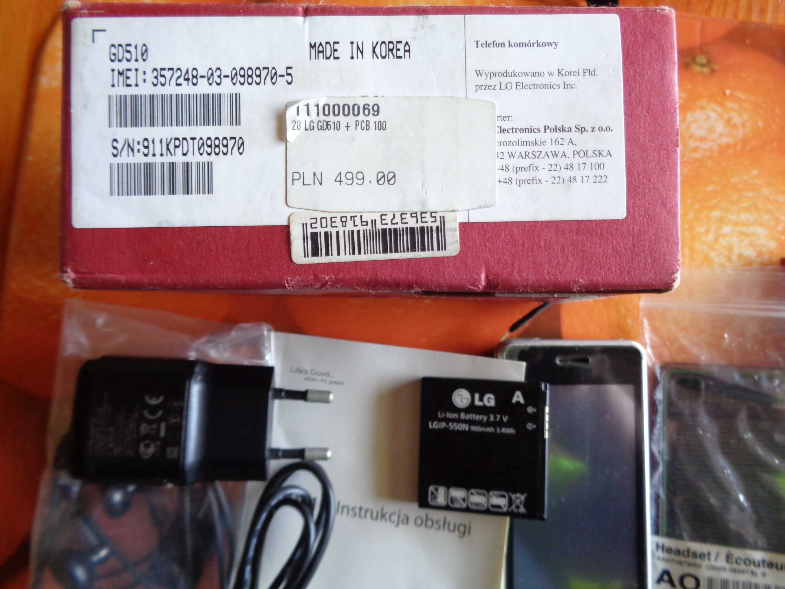 LG 510 smartphon + gratisy.