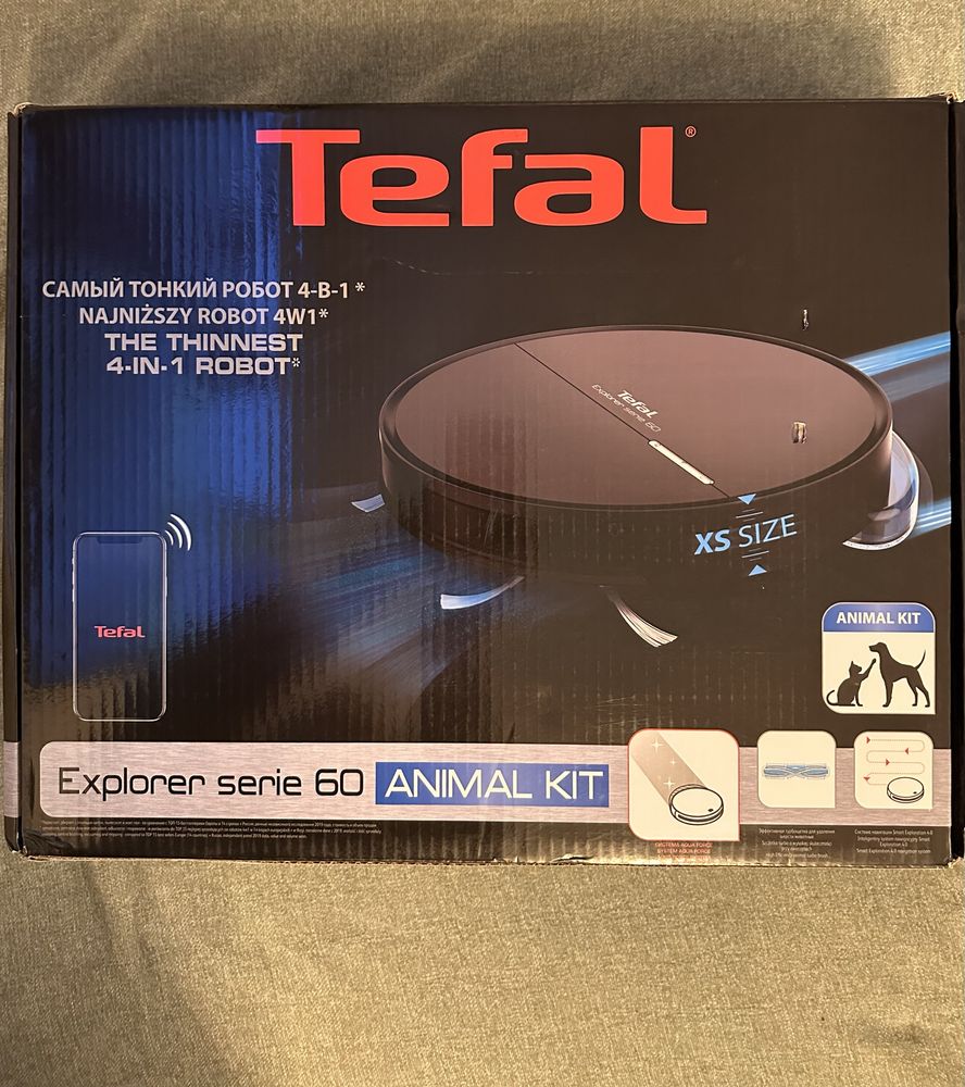 Robot sprzątający TEFAL EXPLORER serie 60 ANIMAL KIT