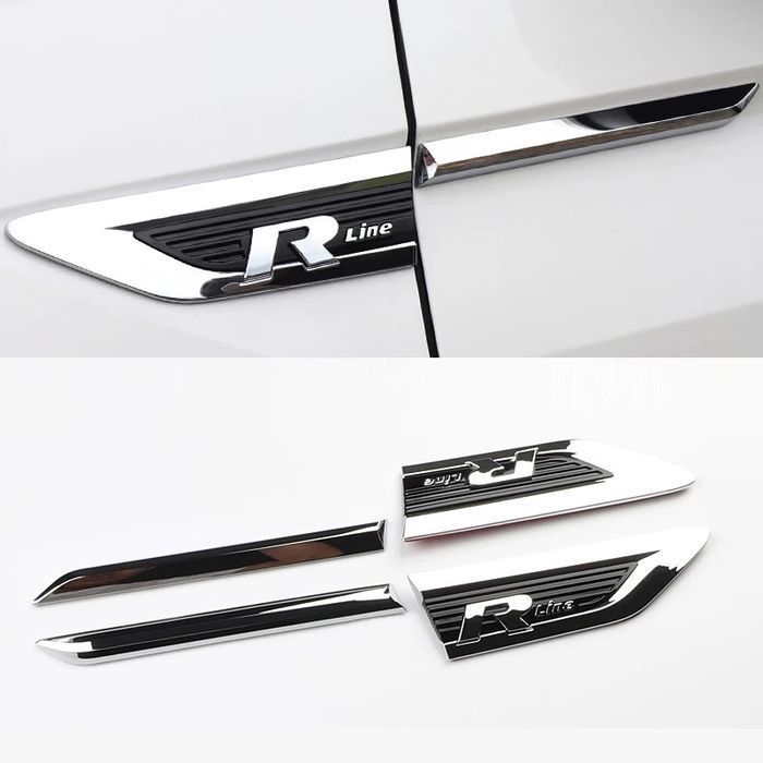 эмблемы жабры стрелки на крылья R-lime Volkswagen Tiguan 2016-2022г.