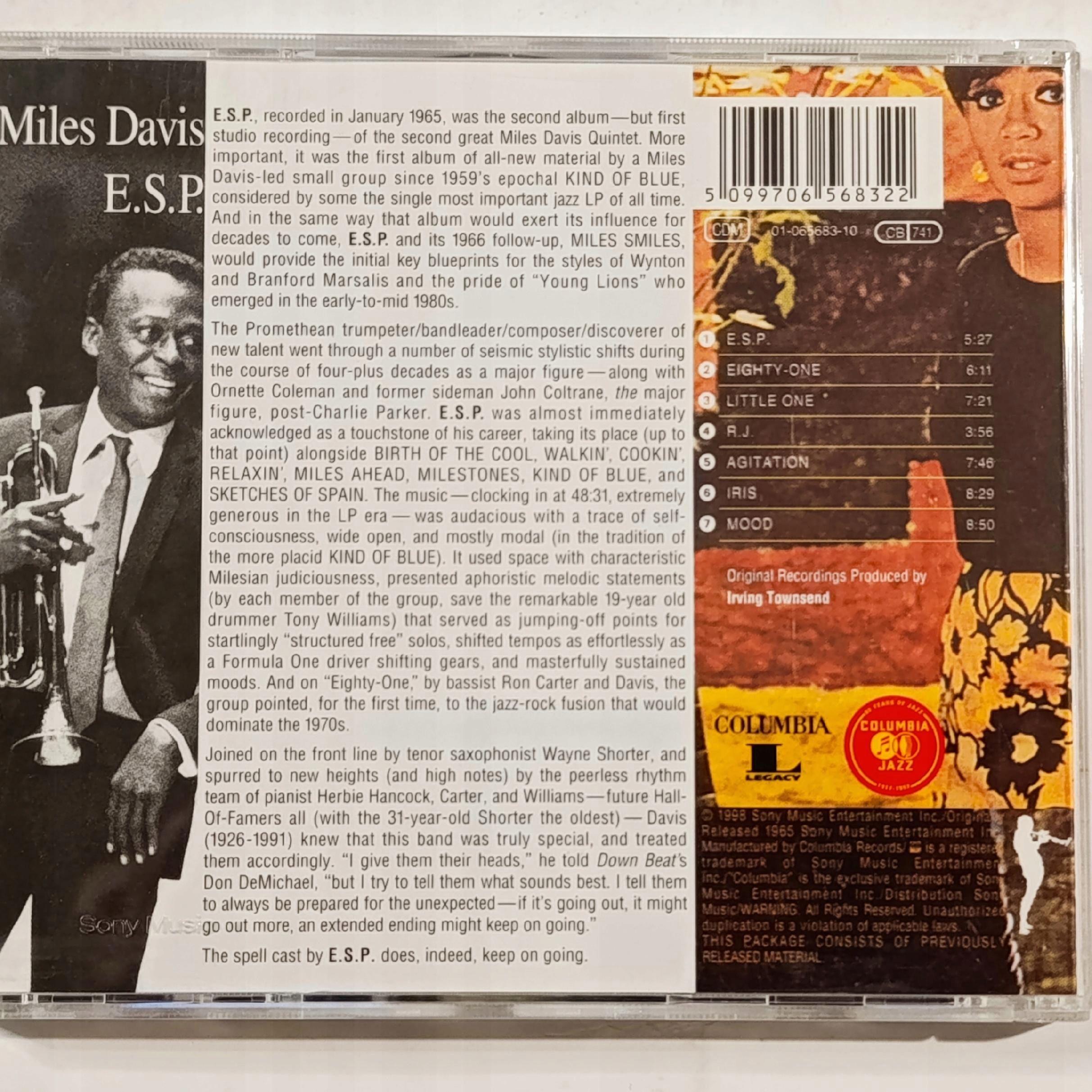 Miles Davis- E.S.P. - CD - 9588