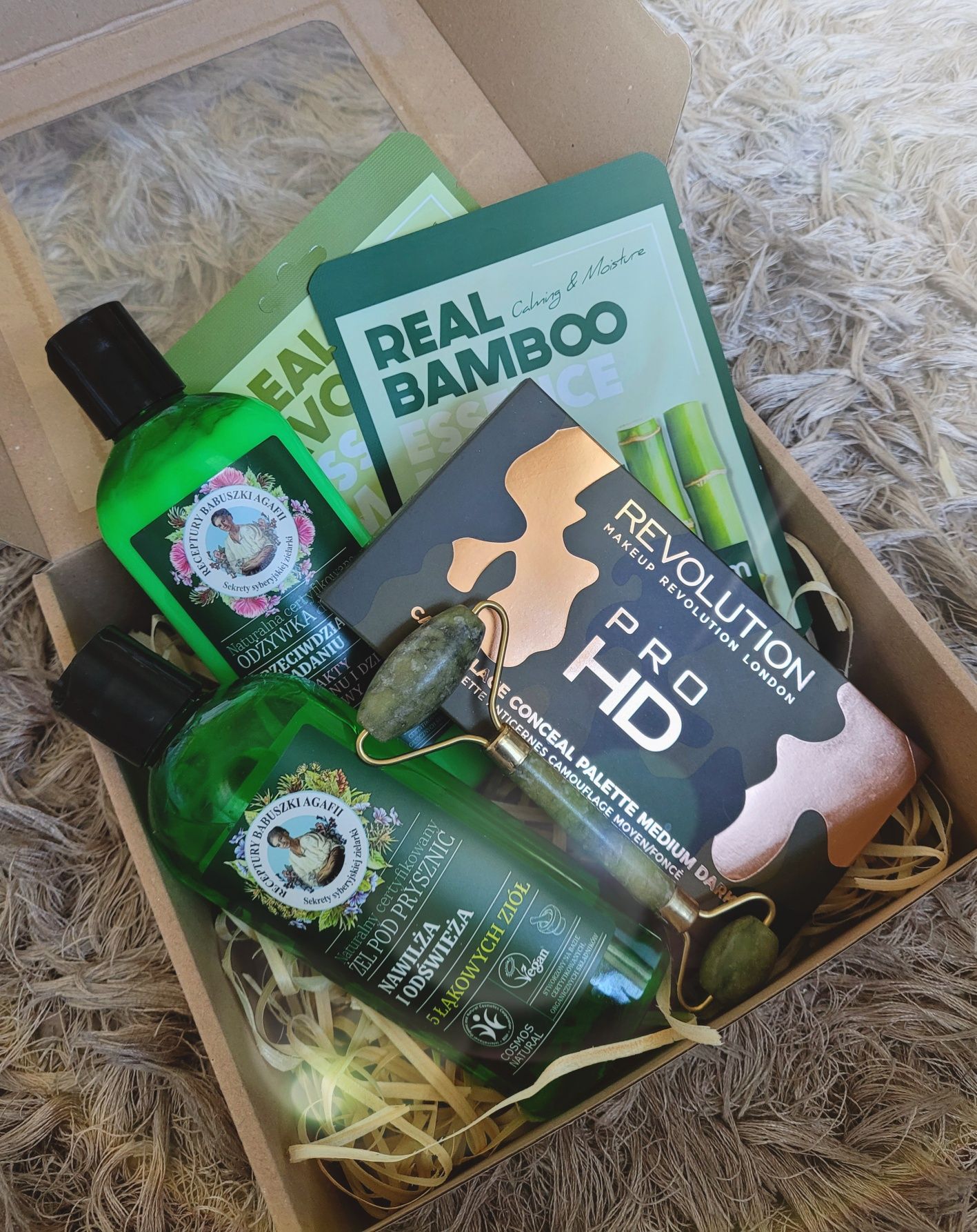 Box prezentowy damski zielony urodziny, rocznica