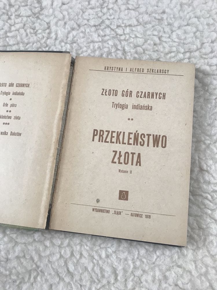 Przekleństwo złota - K., A. Szklarscy 1978 r., stara książka