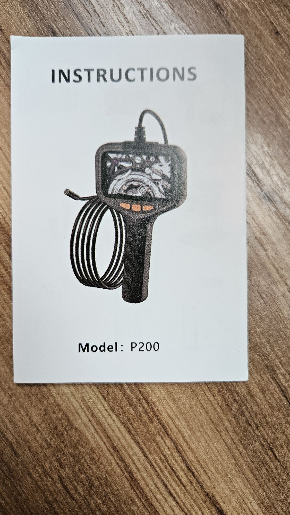 Kamera endoskopowa 2m podświetlenie