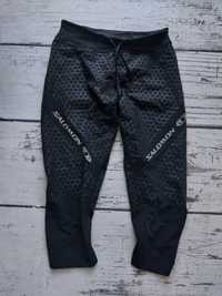 Salomon Exo 3/4 Legginsy Compression Trekkingowe Damskie Roz M