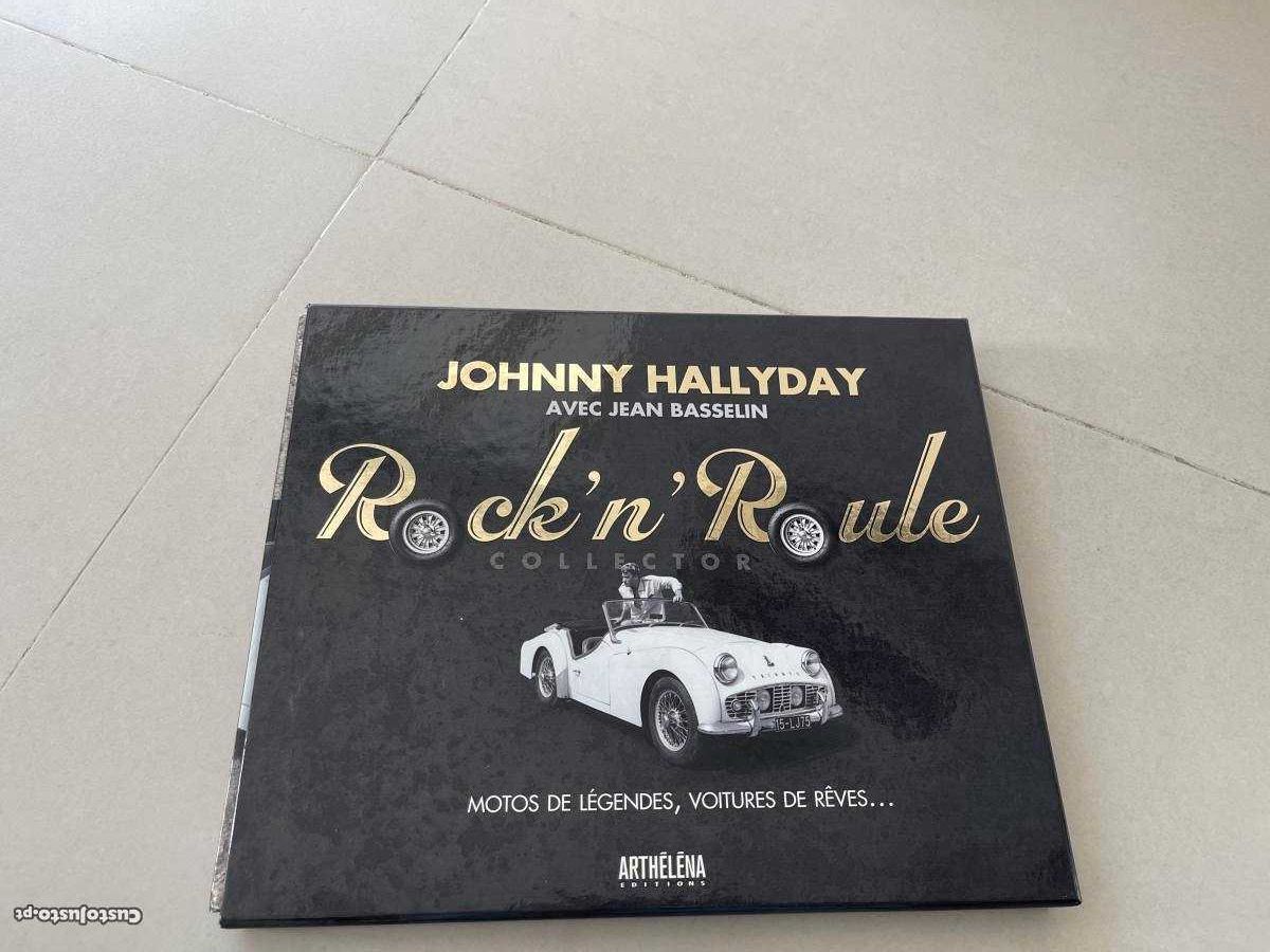 Livro Collector Johnny Hallyday "ROCK'N ROULE"