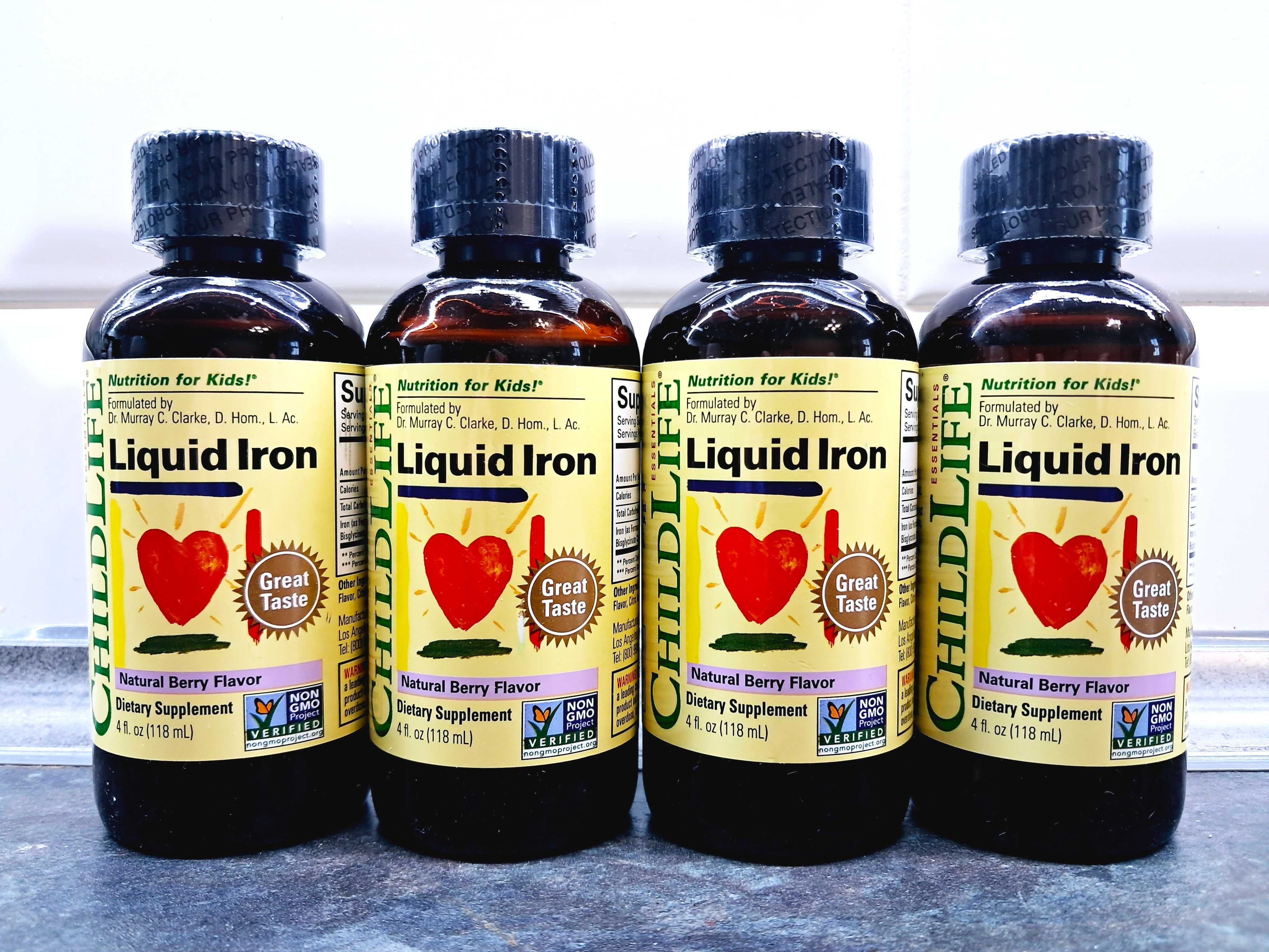 ChildLife, Liquid Iron (118 мл), железо для детей, залізо для дітей