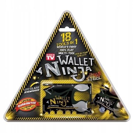 10 sztuk Oryginalny Wallet Ninja 18W1 Karta wielofunkcyjna