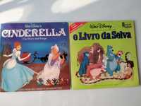 Discos Vinil - Cinderella e O Livro Da Selva