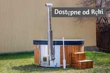 Balia Ogrodowa Hot Tub Hydromasaż Piec Wewnętrzny Pokrywa Termiczna