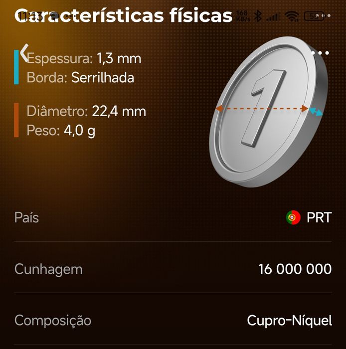 4 Moedas antigas de 100 reis