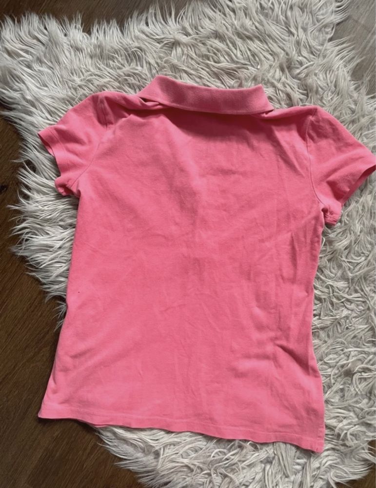 różowa koszulka polo polówka tshirt tom tailor S stan idealne