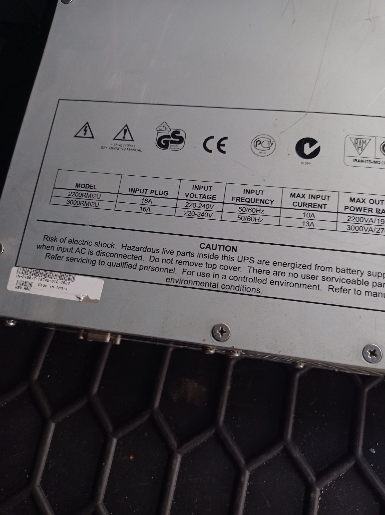 Инвертор 48в APC DLA2200 MR12U чистый синус, продаж або обмін.